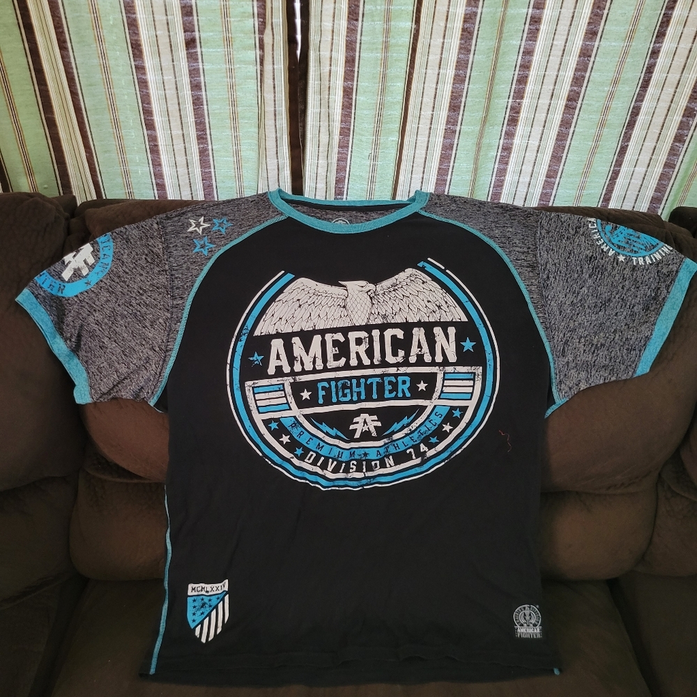 Men's American fighter shirt